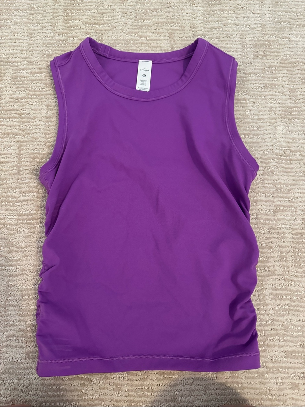 lululemon athletica Purple Sleeveless Scoop-Neck Tank